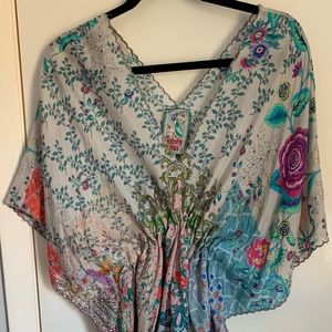 Johnny Was Silk Tunic Dress